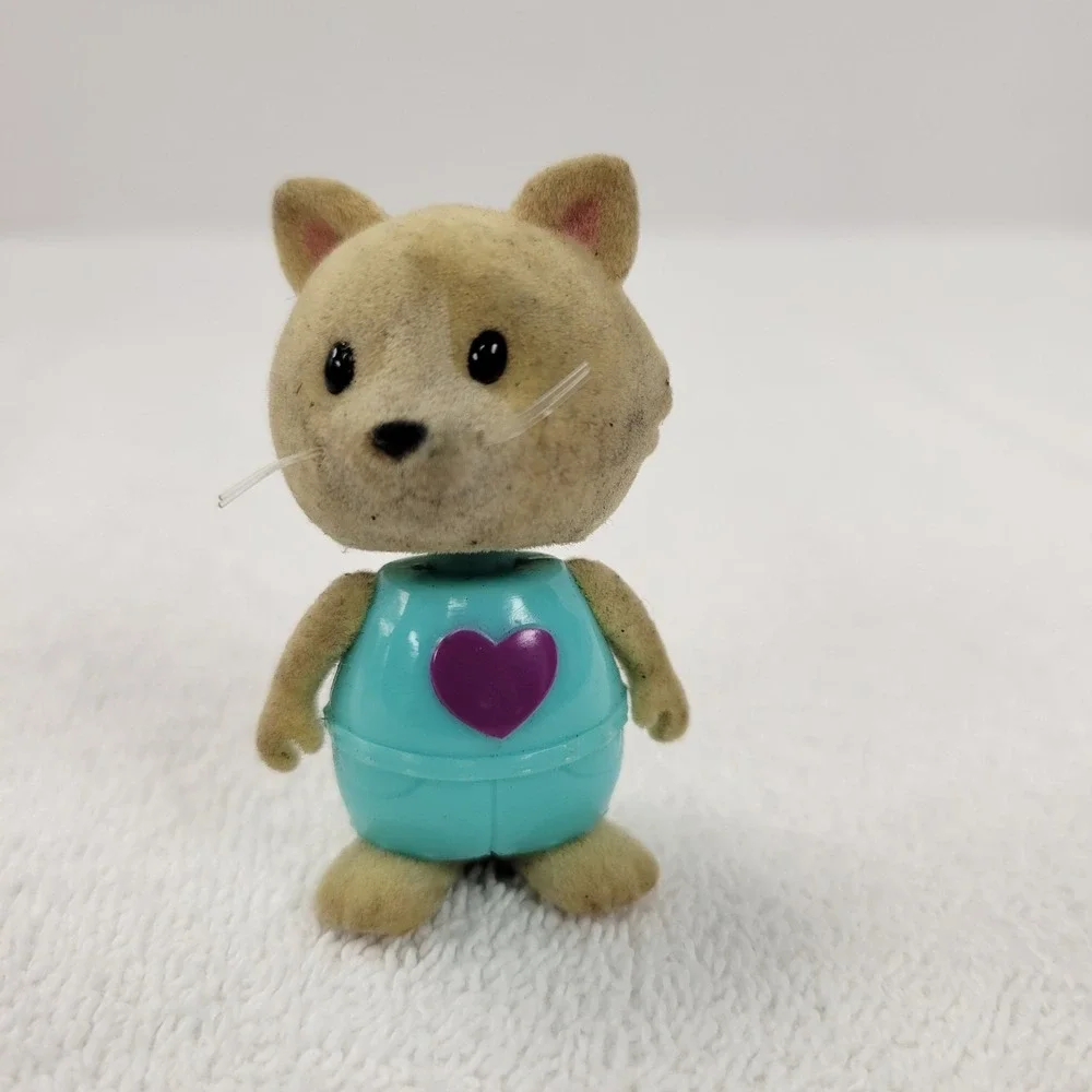 Li'l Woodzeez Bobbleez Billy Cat fuzzy bobbling head figure